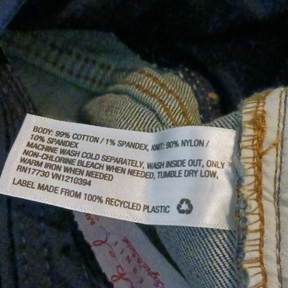 Isabel Maternity Shorts Blue Denim Stretch Over Belly Comfy Midi Womens - Picture 12 of 13